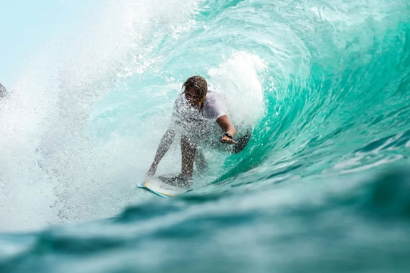 Surfing in Kuta, Bali